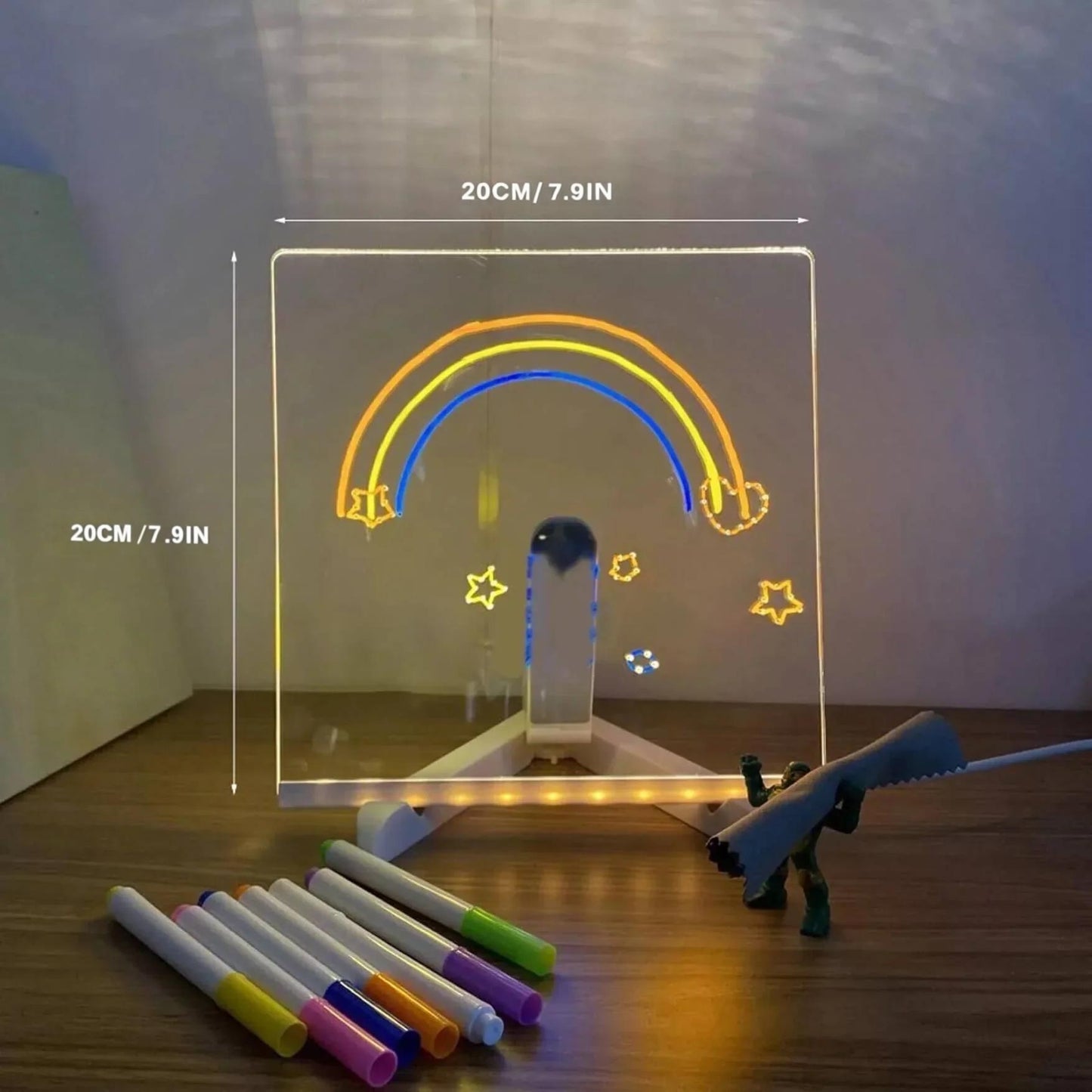 ✨LAST WEEK SPECIAL PRICE: £10.99!!⏳🎨Luminous Led Drawing Board For Children