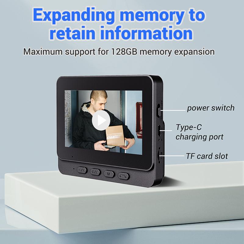 π50% OFF ! Doorbell Camera with Screen β 4.3-Inch Display, Easy Setup π±π