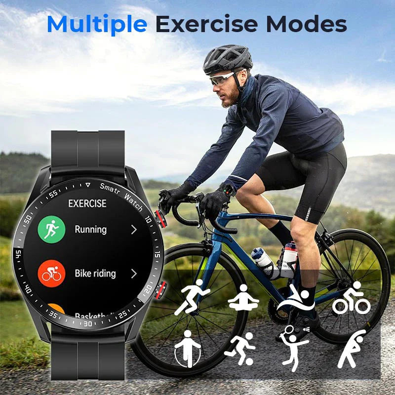 🏃Intelligent Sports Watch: Pro Health Tracking ⚕️ – Fit for Daily & Workout Use
