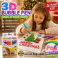 💥LAST DAY BUY 1 GET 1 FREE!!🎁🔮Magic Pen – Draw 3D with one stroke!🎄DIY Bubble Magic Drawing Pens 9
