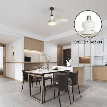 🏆LAST DAY SALE ONLY￡16.99 with Socket!!🎁🔥SmartBreez™ PRO 40W LED Ceiling Fan Light – 20.5” Ultra-Quiet with Remote 🎯 | E27 + FREE B22 Adapter 🔌 | For Bedroom 😴, Kitchen 👩‍🍳 & Garage 🛠️ – UK Ready! 🇬🇧
