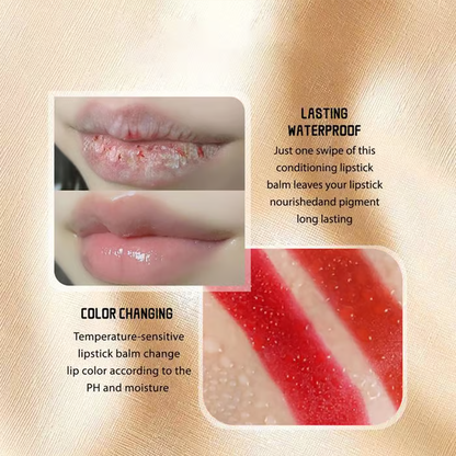 ⏰Only ￡7.99 Last Day Promotion!🎁- ✨Transferproof Color-Changing Lipstick💄CrystalClear Color Alchemy 💋 Auto-Tints on Contact!