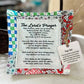 🔥Christmas Sale✝️Best Encouraged And Blessed Gift-Prayer Quilt with cross inside
