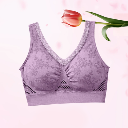 💜Last Day-Buy 1 Get 1 Free!🎁Pure Cotton Buttonless Comfy Lifting Bra✨
