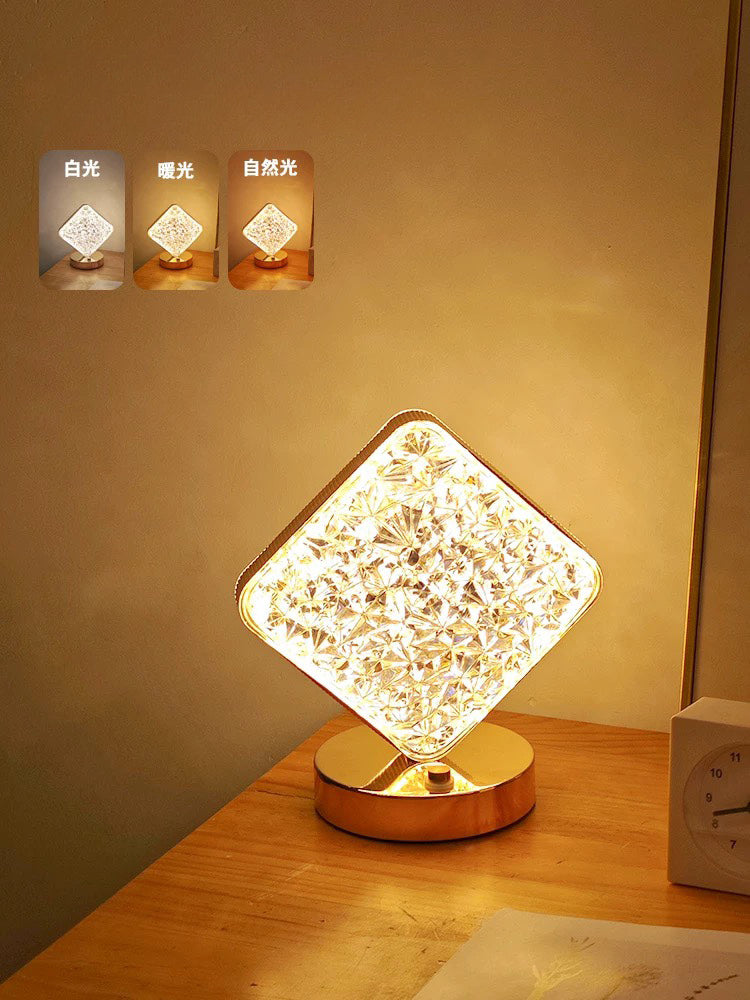 🎅Christmas Sale 50% OFF!!🎄50K+ SOLD! 🎁✨Rechargeable Luxury Crystal LED Night Light Lamp