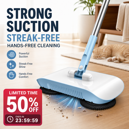 🤖🧹SMART ROBOT VACUUM CLEANER MOP & BROOM