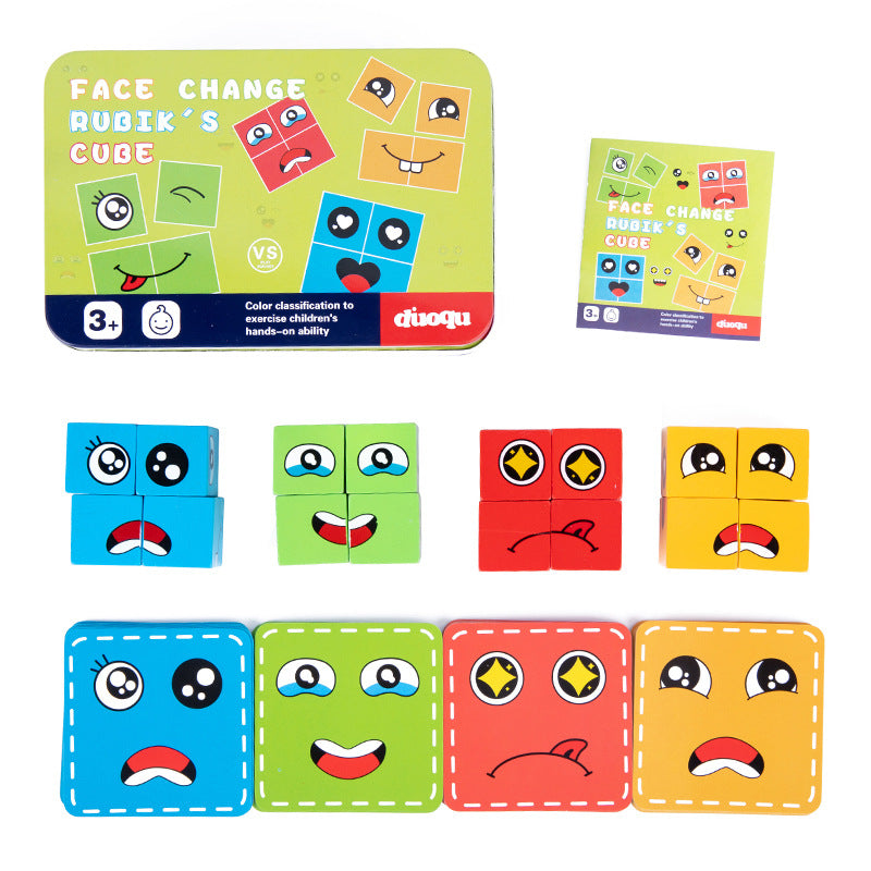 Hot Sale 63% OFF🎁5D Puzzle Educational Faces Changing Family Game🧩