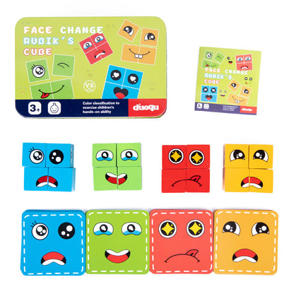 Hot Sale 63% OFF🎁5D Puzzle Educational Faces Changing Family Game🧩