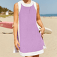 ⏰Hot Sale 60% OFF🔥Women's Casual Color Block Sleeveless Tops Matching Shorts with Pockets