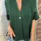 💐LAST DAY SALE 65% OFF🔥Women’s Solid One Button Knitted Top