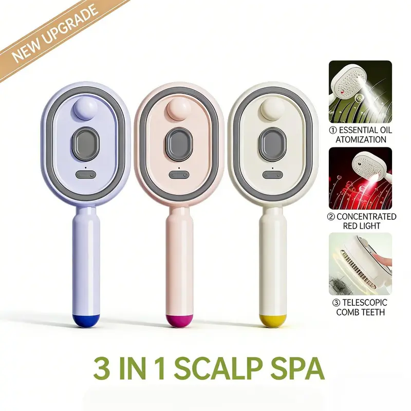 💧Electric Spray Air Cushion Massage Comb