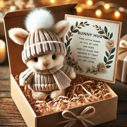 🎁LIMITED SALE BUY 3 GET 1 FREE - Handmade🐇Mini Bunny Hug Cute Gift🎁