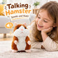 🐹 Last Day Special Price £12.99! ✨Talking Hamster Plush – repeats whatever you say, auto head-shaking, hilarious fun for kids & adults.🎁