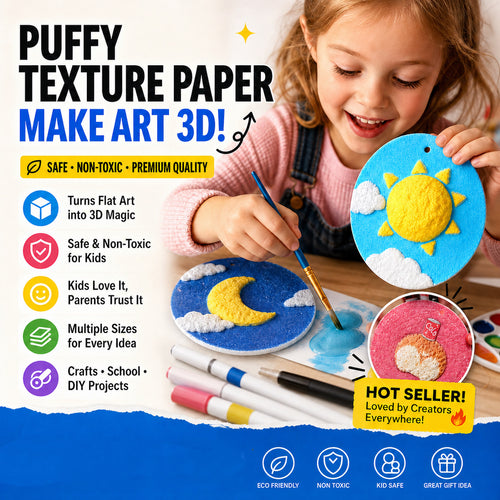 🎄Special Surprise Offer 🎁Buy 3 Get 2 Free！🔮Master the magic of painting！👩‍🎨Foam Texture Painting Paper🎁