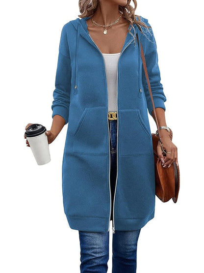 🥳LAST DAY SALE 49% OFF🍂Women Casual Zip up Fleece Hoodies🔥