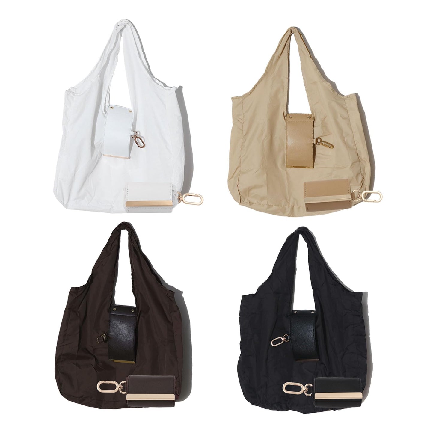 Foldable Shopping Bag Keychain Eco-Friendly Reusable Tote Bag