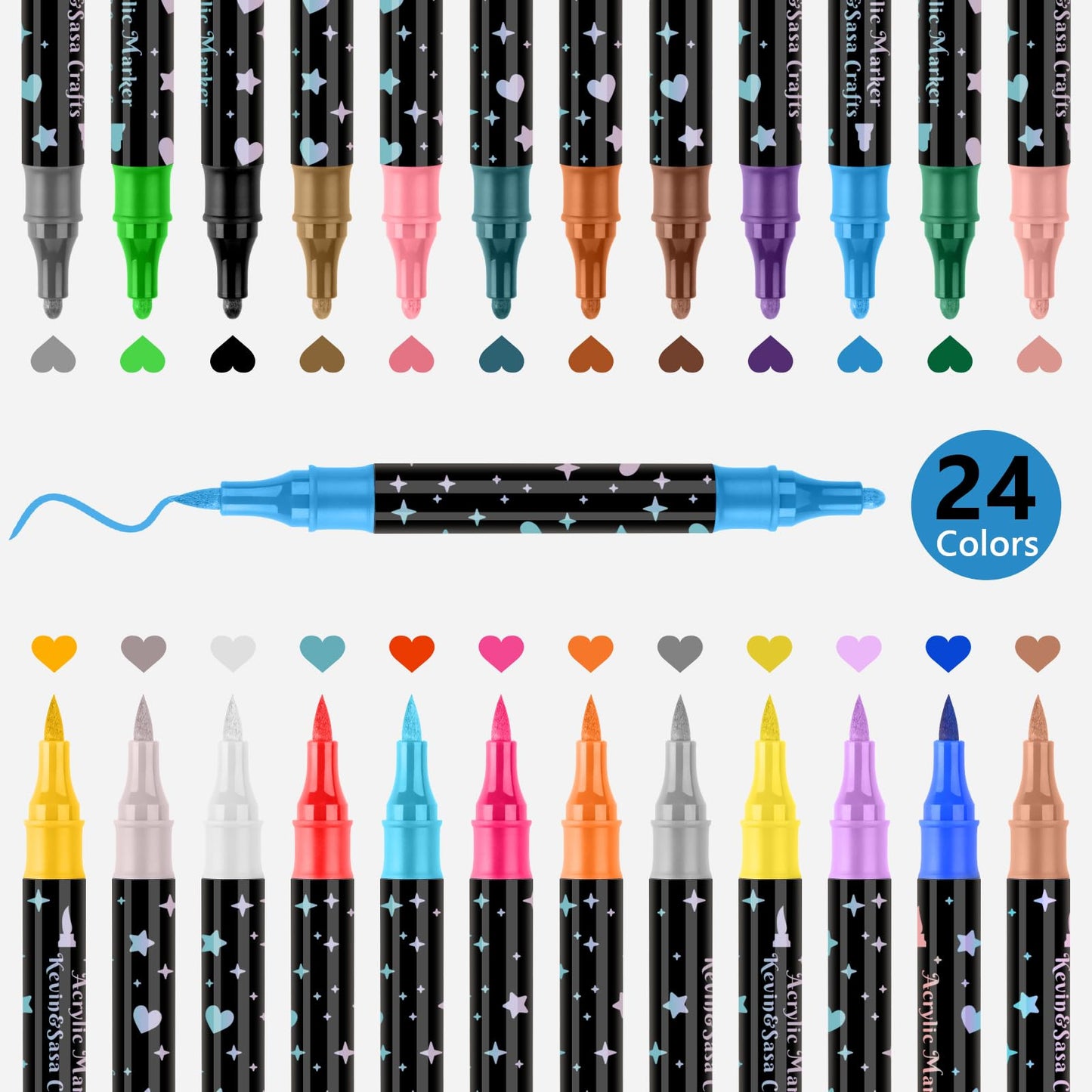 🎄Christmas Gifts 50% OFFF💝Special Price:£7.99!!✨🎁Dual-Tip Glitter Marker Pen