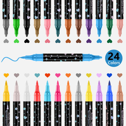 🎄Christmas Gifts 50% OFFF💝Special Price:£7.99!!✨🎁Dual-Tip Glitter Marker Pen