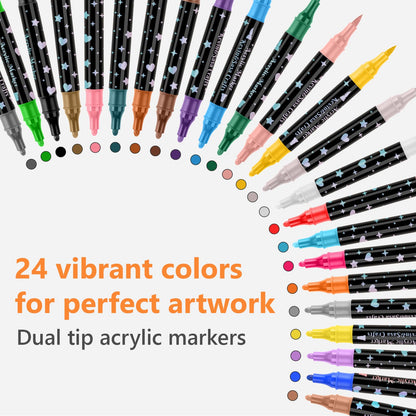 🎄Christmas Gifts 50% OFFF💝Special Price:£7.99!!✨🎁Dual-Tip Glitter Marker Pen