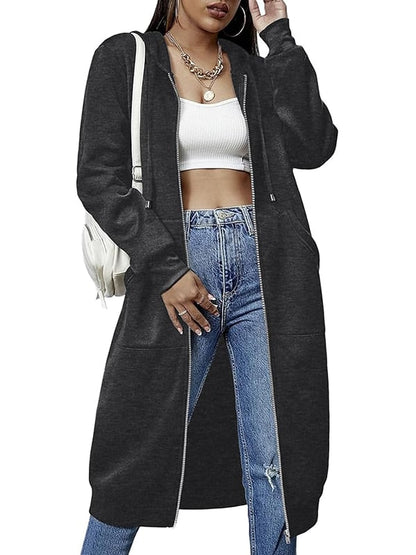 🥳LAST DAY SALE 49% OFF🍂Women Casual Zip up Fleece Hoodies🔥