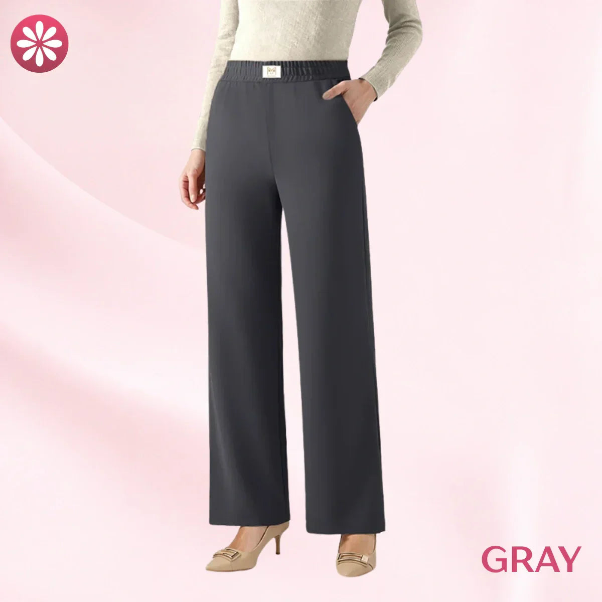 👖Three Lengths Available🌷LAST DAY SALE 60% OFF!!💥Perfect Drape High Rise Pull-On Stretch Pants