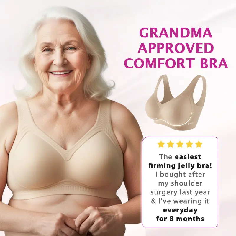 💖LAST DAY SALE 50% OFF💕Comfortable Wireless Full Coverage Jelly Smoothing Bra
