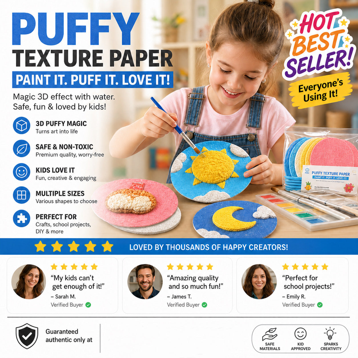 🎄Special Surprise Offer 🎁Buy 3 Get 2 Free！🔮Master the magic of painting！👩‍🎨Foam Texture Painting Paper🎁