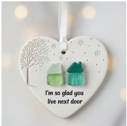 🔥Christmas Sale 70% OFF!⏰Heart-Shaped Sea Glass Friendship Decor🌊✨ Shaped by Nature & Crafted by Hand💝
