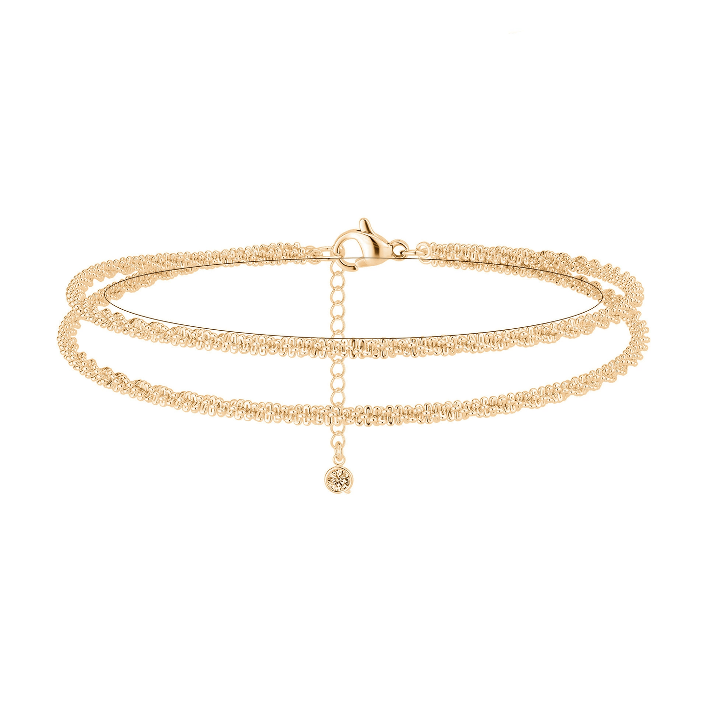 Buy 1 get 1 free🥰Dainty Layered Waterproof Anklet For your lover