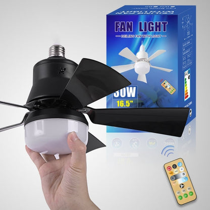 🏆LAST DAY SALE ONLY￡16.99 with Socket!!🎁🔥SmartBreez™ PRO 40W LED Ceiling Fan Light – 20.5” Ultra-Quiet with Remote 🎯 | E27 + FREE B22 Adapter 🔌 | For Bedroom 😴, Kitchen 👩‍🍳 & Garage 🛠️ – UK Ready! 🇬🇧