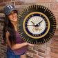 Rustic USA Simulated Military Clock Wall Art
