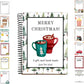 🎄50% OFF!!!-Ready for Christmas!🎅Christmas Gift Card Booklet -👍DIY Spiral-Bound Christmas Gift Card Holder Book🎁