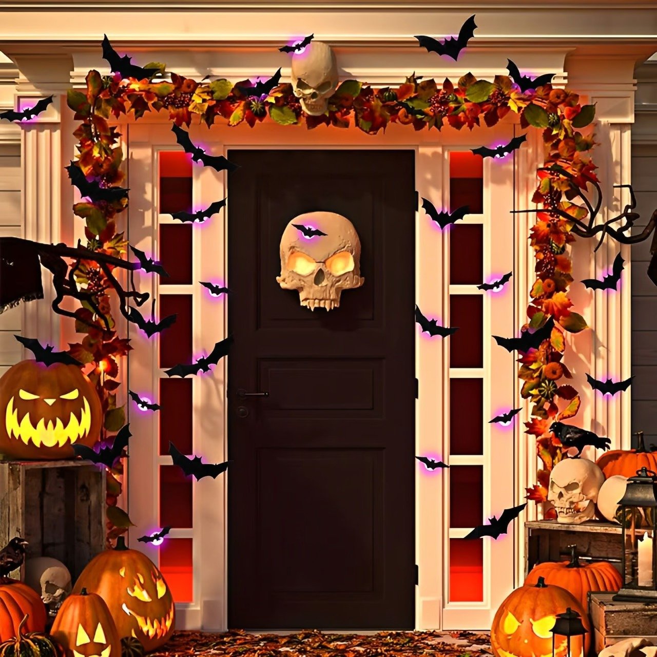 🎃HOT SALE 60% OFF🦇Halloween 3D Lighted Bats