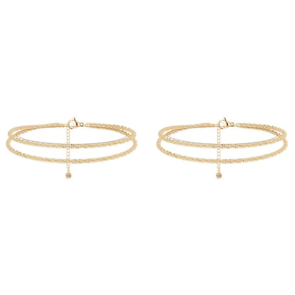 Buy 1 get 1 free🥰Dainty Layered Waterproof Anklet For your lover