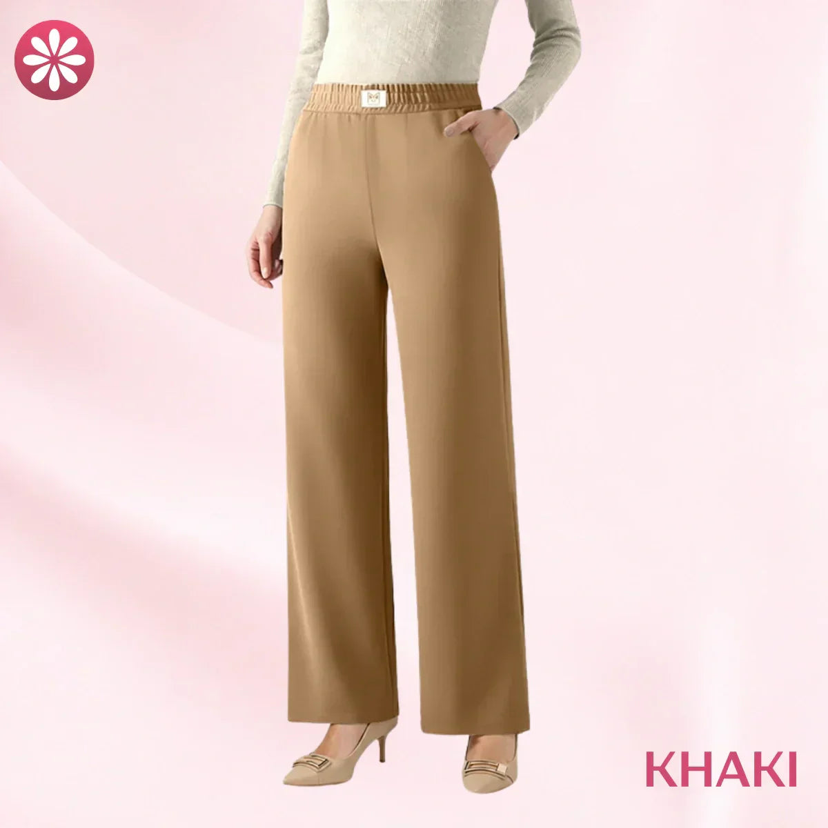 👖Three Lengths Available🌷LAST DAY SALE 60% OFF!!💥Perfect Drape High Rise Pull-On Stretch Pants