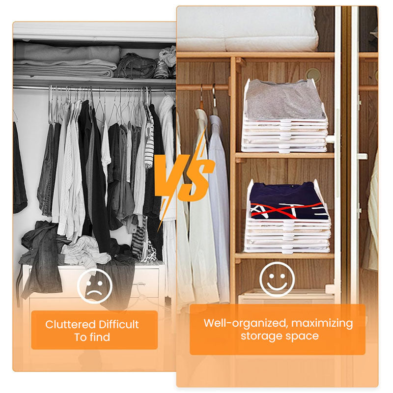 👕 Lazy Folding Board – Neat Clothes in Seconds