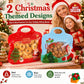 💖LAST DAY SALE 50% OFF!!🎁Easy Fill, Easy Seal🎄 Festive Self-Seal Treat Bags – Santa & Snowman Print | Resealable, Food-Safe & Perfect for Cookies, Chocolates & Little Gifts 🎅⛄