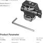 📷Camera Monitor Mount with Cold Shoe Adapter, 360° Swivel and 180°