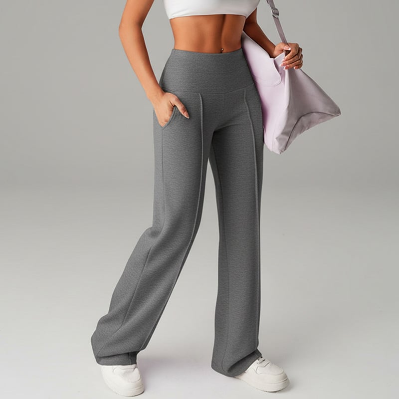 💗LAST DAY SALE 70% OFF⚡50K+ SOLD💕Women's Plain Loose Straight Leg Pants