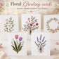 🌲 🪡 Christmas Hand Embroidery Card DIY Kit | Stitch Your Way Into the Christmas Spirit ✨ 🎁