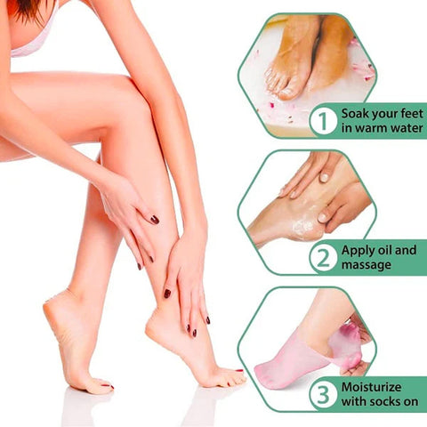 🔥2023 New Sale🔥-Moisturizing Foot Mask Exfoliating Silicone Socks Beach Protective Socks