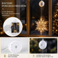 ⏳LAST DAY SALE ONLY ￡7.99!!🎄❄️ DIY Christmas Snowflake Suction Cup LED Lights ✨ | Battery Operated, Warm & Multi-Colour, Window Suction Lights, Christmas Home & Party Decor
