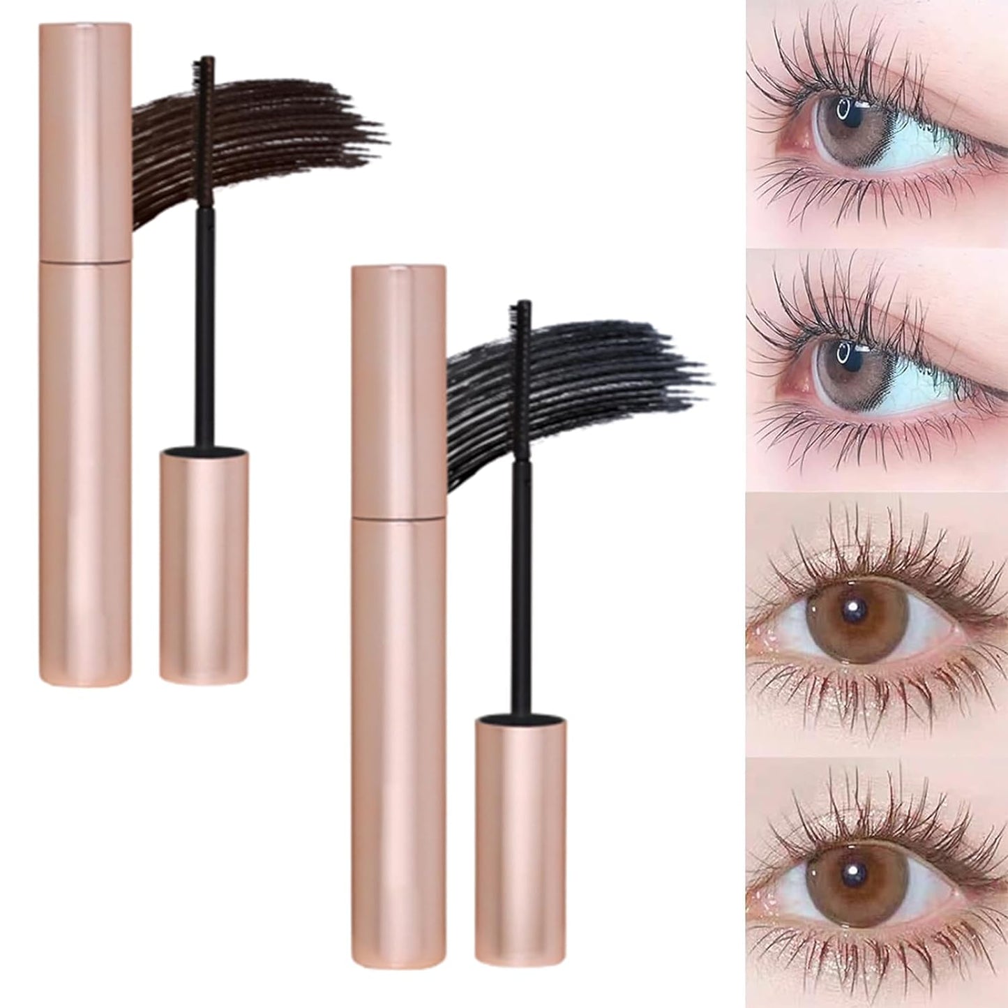 🎁Buy 1 Get 1 Free💕[Waterproof and Non-Smudging] Lengthening and curling long-lasting mascara