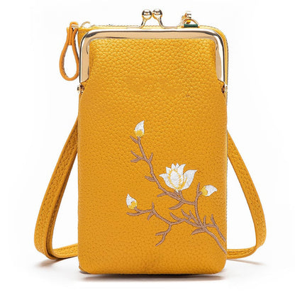 💗Hot Sale 50% OFF🌸Women Sling Cross-Body Wallet with Mobile Cell Phone Holder