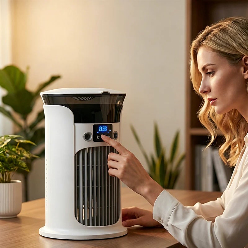 🔥Limited Time Promotion 🔥3-in-1 Desktop Air Cooler Fan