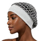 😴 3-Piece Stretchy Sleep Cap Set – 💕 Wide-Edge Satin Bonnet for Comfortable Hair Protection