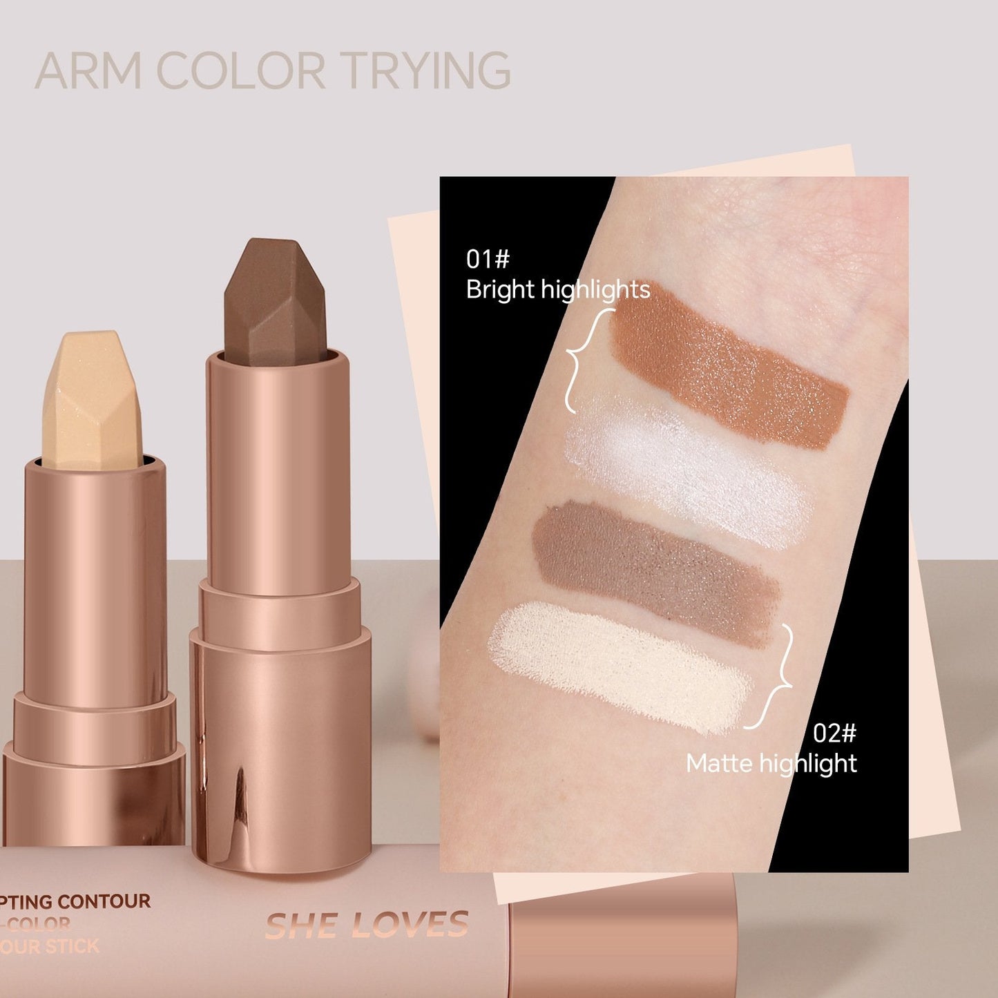 💥HOT SALE ~ BUY 2 GET 30% OFF💥2-in-1 Highlight & Contour Stick