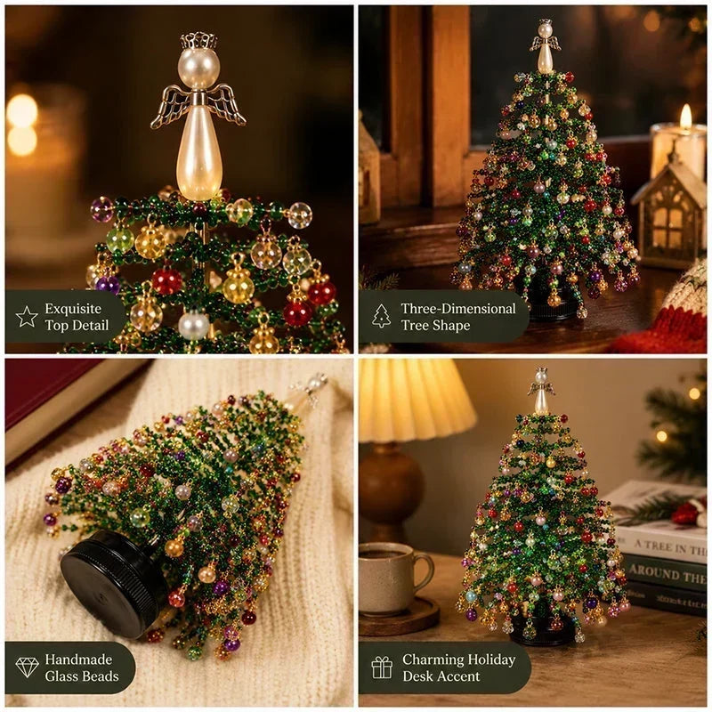 ⏳LAST DAY SALE ONLY ￡6.99!🎄✨ DIY Beaded Christmas Tree Kit – 🎅Create Your Own Sparkling Holiday Decoration