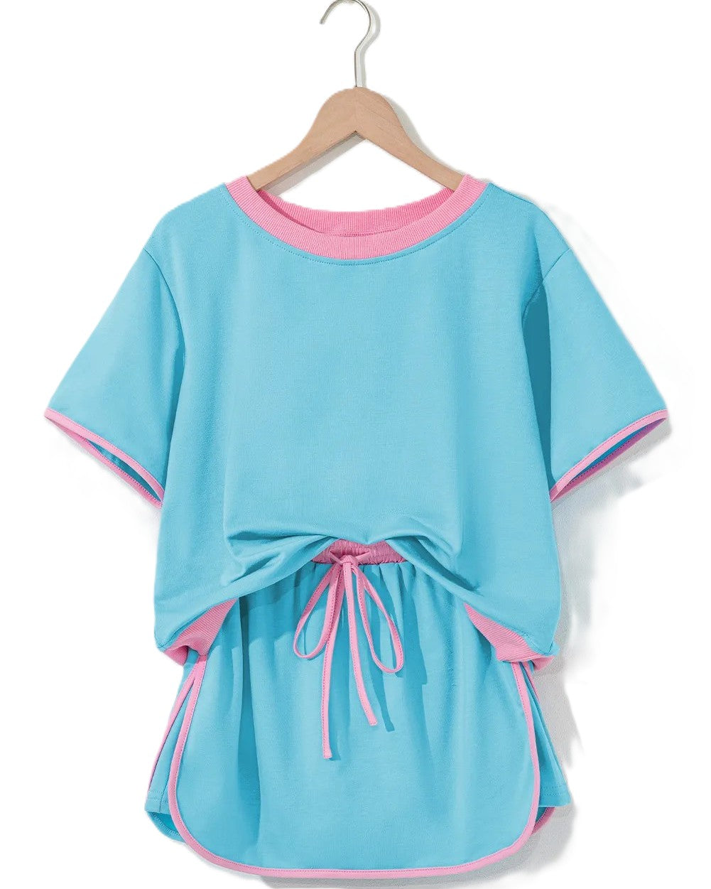 ⏰HOT SALE 49% OFF🔥Women's Casual Short Sleeve Top & Skirt Two Piece Set