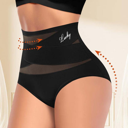 Limited sale 70% OFF🌸Last Day-Buy 1 Get 3 Packs✨Plus-Size High-Waist Cross Tummy Control Panties